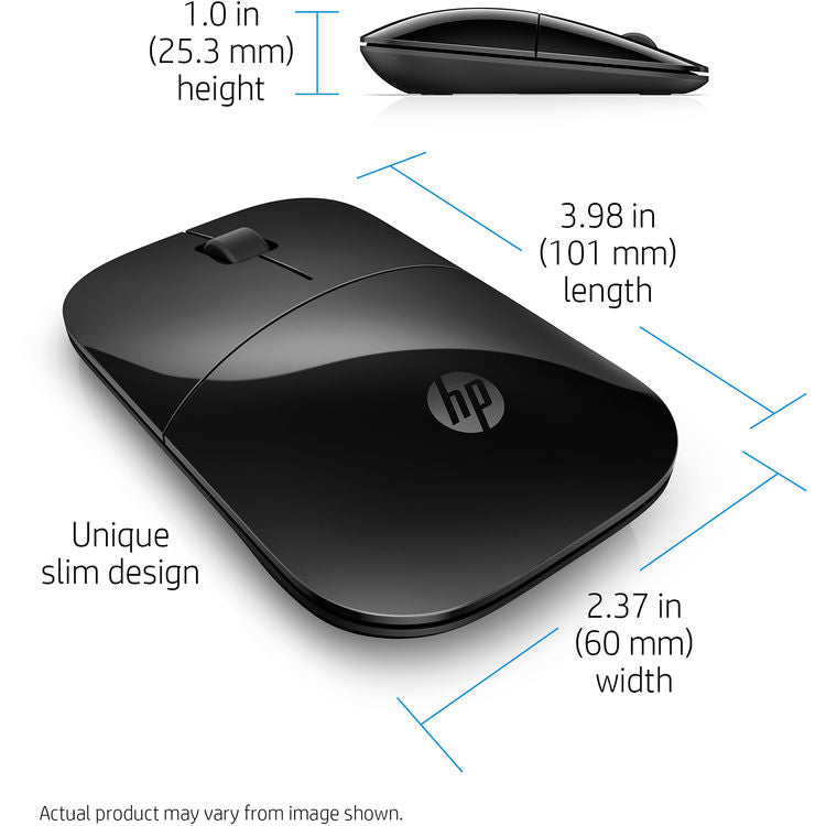 HP Z3700 WIRELESS MOUSE BLACK - Gubudo Consulting